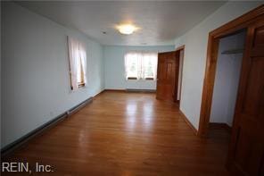 364 Millers Ln, Susan, VA 23163 - spare room featuring baseboards and wood finished floors