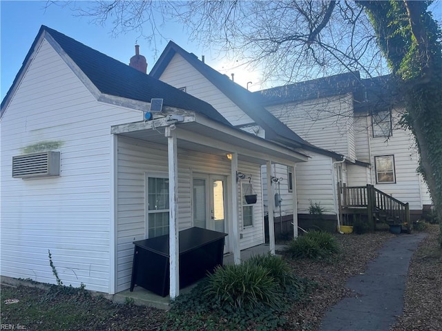 2129 Vincent Ave, Norfolk, VA 23504 - view of property exterior with a chimney