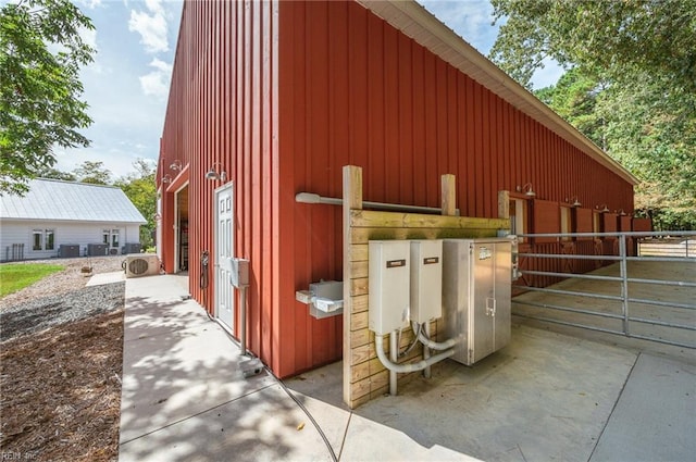 view of horse barn