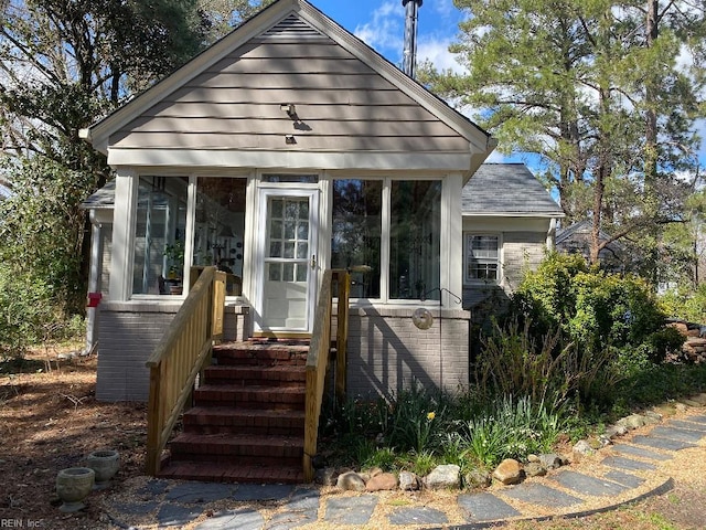 view of front of home