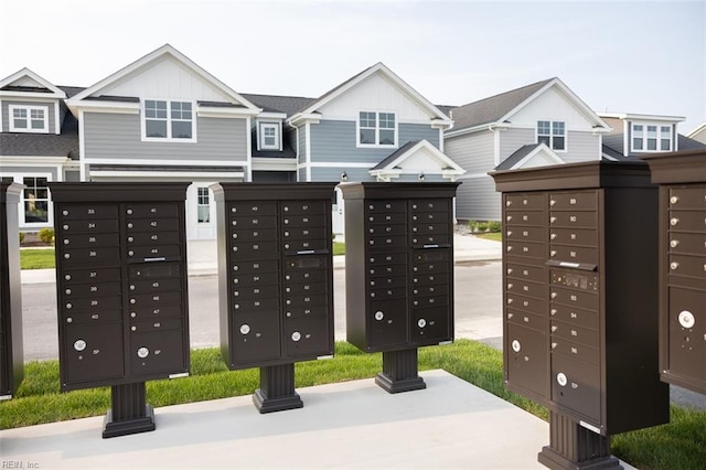 view of property's community with mail boxes