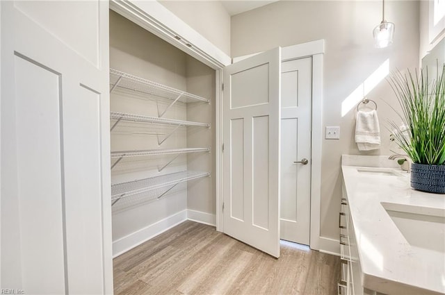 pantry featuring sink