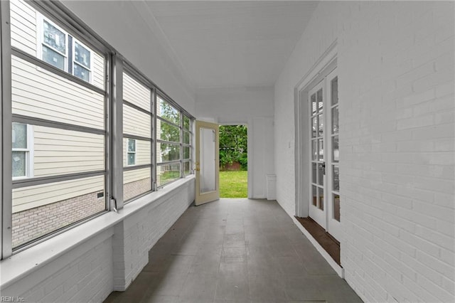 sunroom / solarium with a wealth of natural light