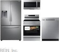 kitchen featuring gray cabinets and stainless steel appliances