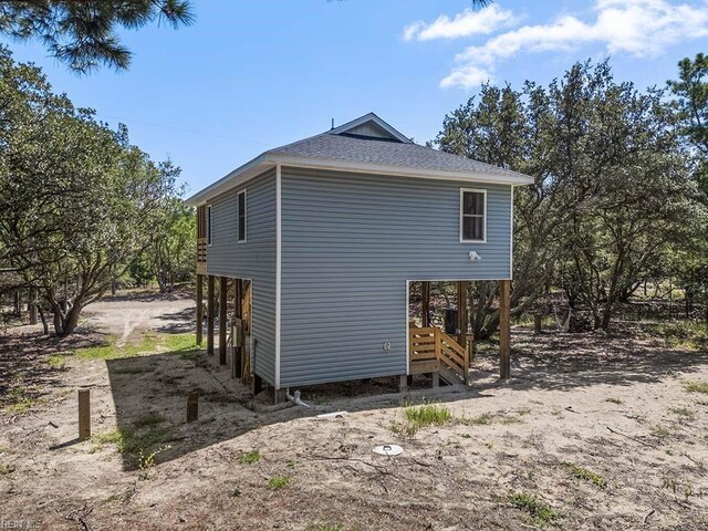 view of back of property