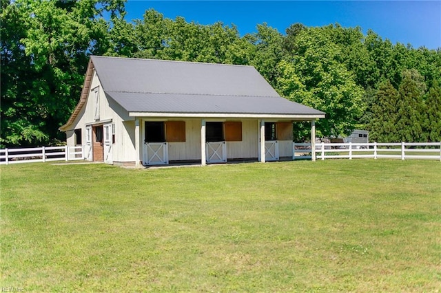 view of stable