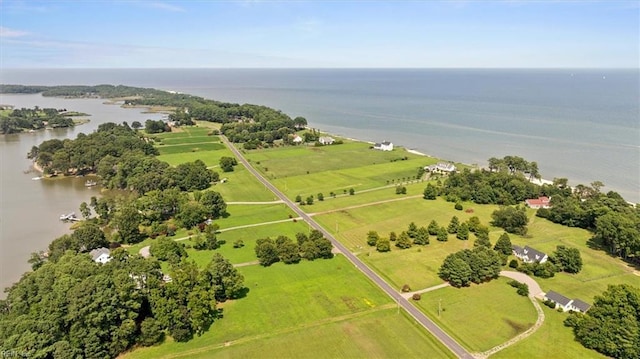 188 Tranquility Rd, Reedville, VA 22539 - drone / aerial view featuring a water view