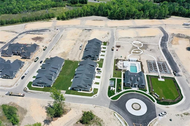 bird's eye view featuring a residential view