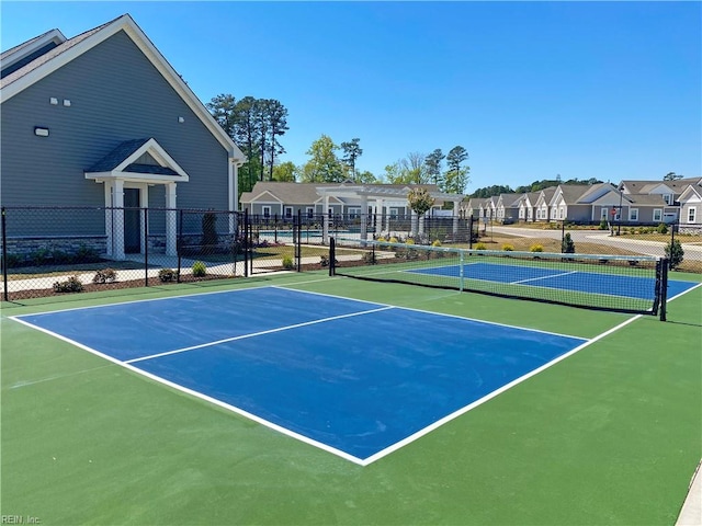 view of sport court