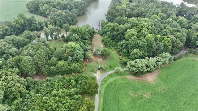 bird's eye view featuring a rural view