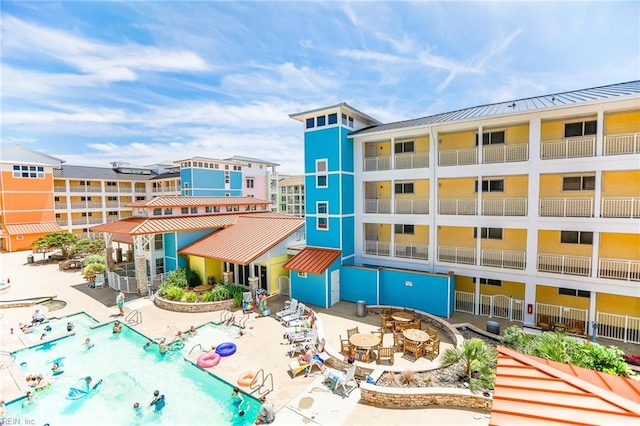 exterior space featuring a community pool