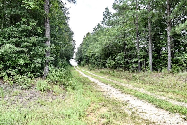 view of road