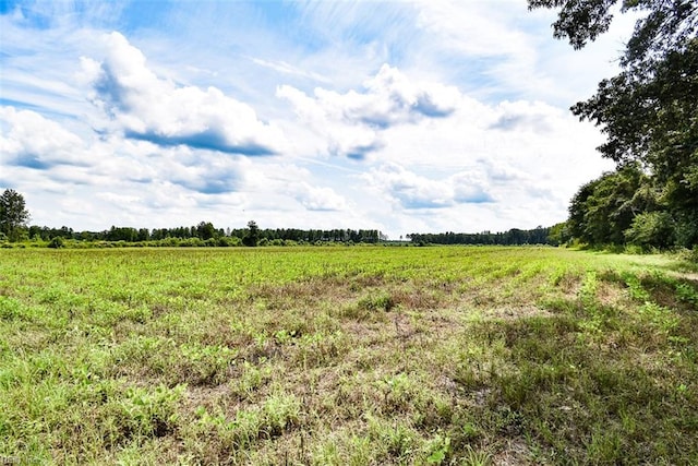 view of landscape with a rural view