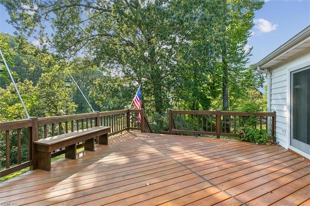 view of deck