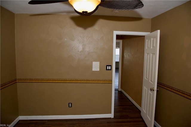 6703 Chambers Ln, Suffolk, VA 23435 - spare room featuring baseboards and wood finished floors