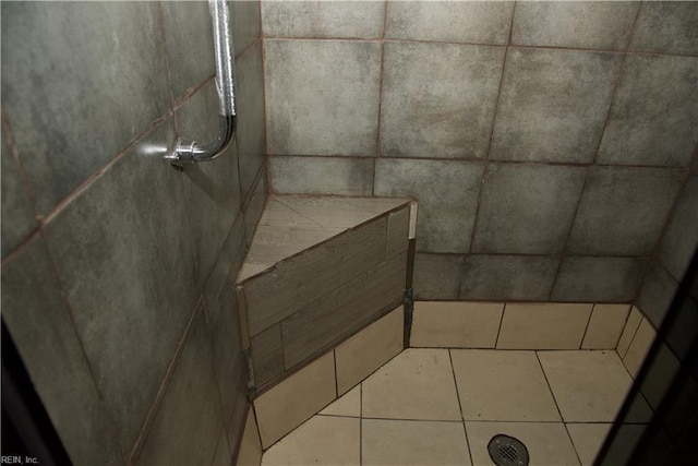 6703 Chambers Ln, Suffolk, VA 23435 - details with a tile shower
