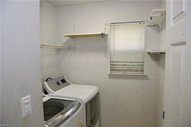 6703 Chambers Ln, Suffolk, VA 23435 - washroom featuring laundry area and washer and clothes dryer