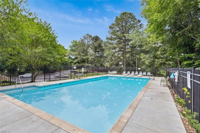 view of pool