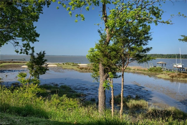 property view of water