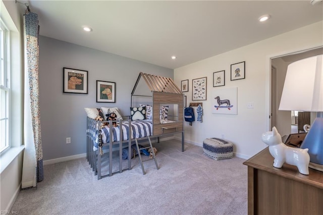 2226 Patrick Dr, Suffolk, VA 23435 - carpeted bedroom featuring recessed lighting and baseboards
