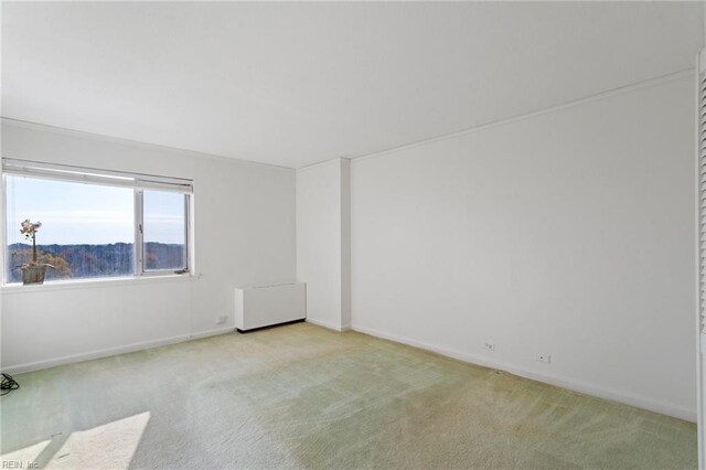 bedroom featuring ornamental molding and a closet