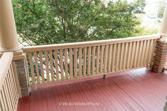 view of deck