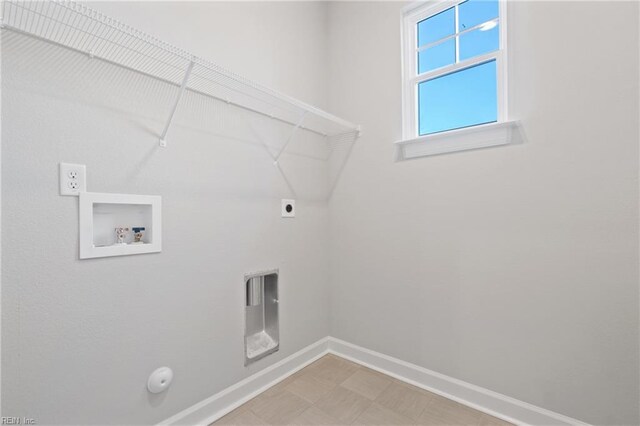 washroom featuring hookup for a washing machine, gas dryer hookup, and electric dryer hookup