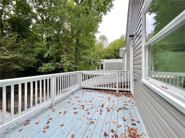 view of deck