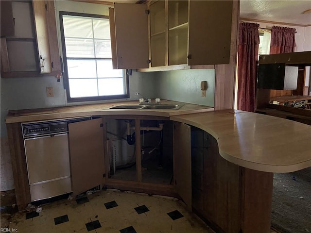 kitchen featuring sink