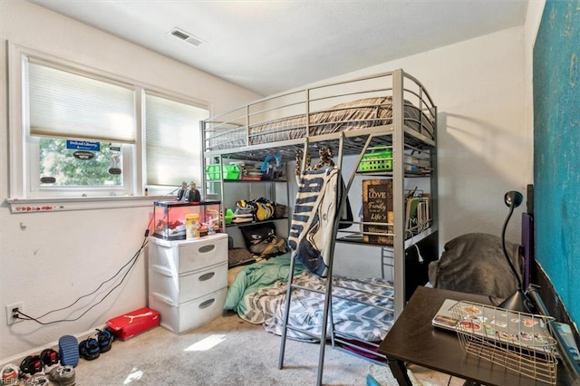 bedroom featuring carpet floors