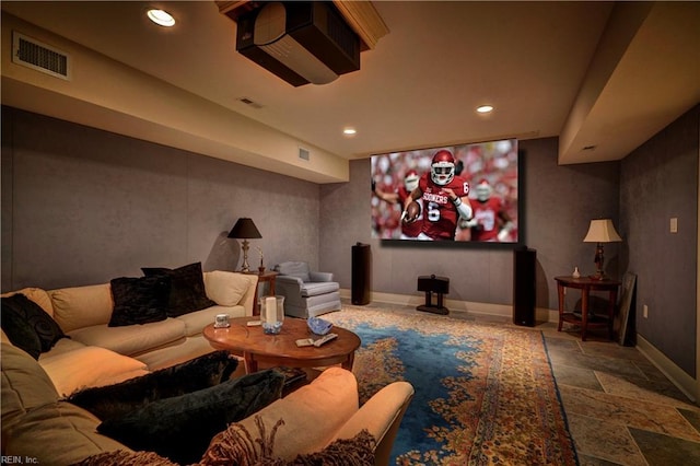 view of home theater