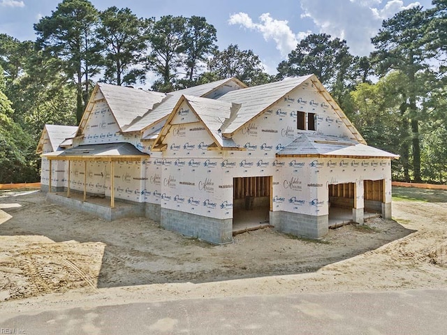 view of property in mid-construction