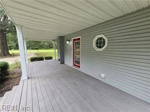 view of deck