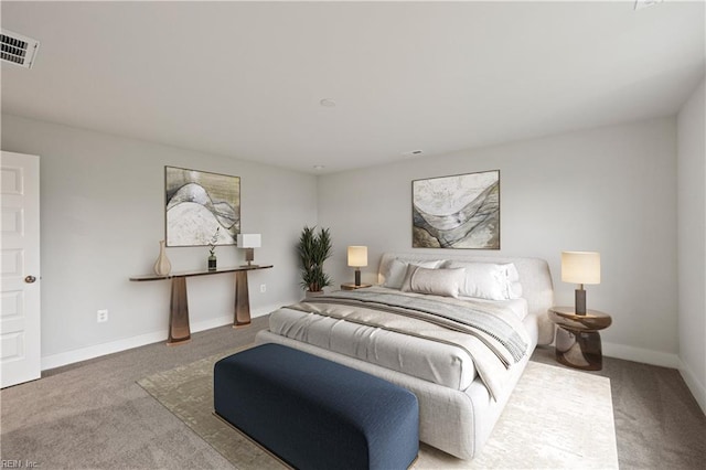 bedroom featuring carpet flooring