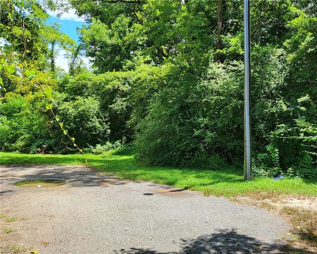 view of road