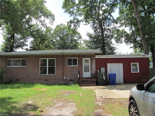 view of ranch-style home