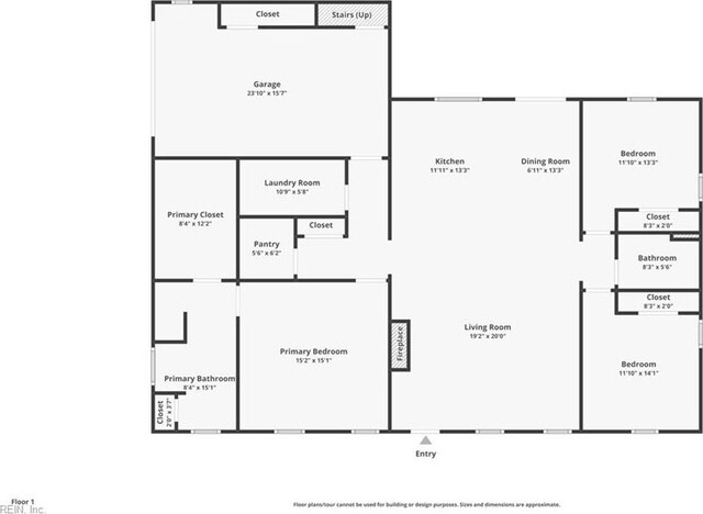 15338 Everets Rd, Windsor, VA 23487 - floor plan / room layout