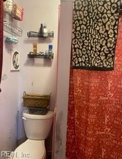 bathroom with toilet