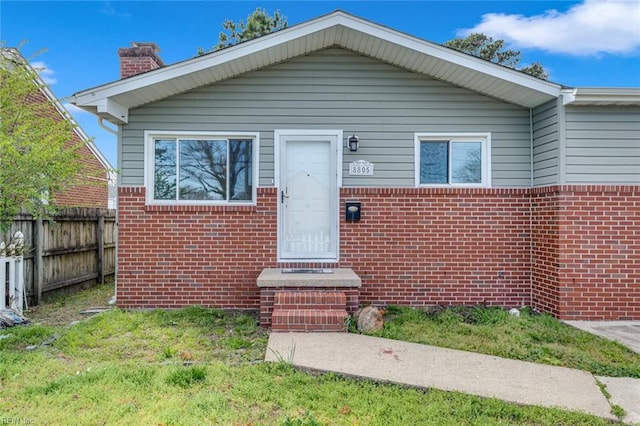 view of bungalow