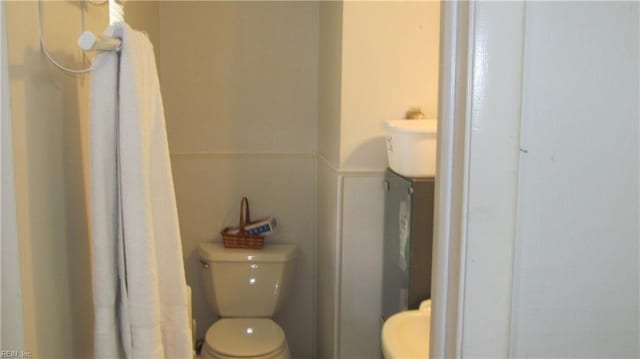 bathroom with toilet