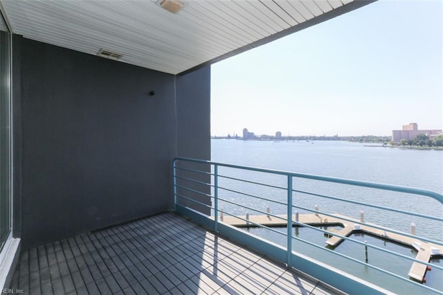 40 Rader St Unit 507, Norfolk, VA 23510 - balcony with a water view