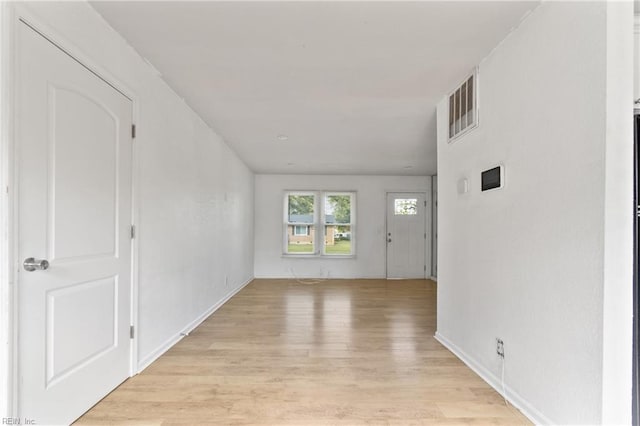 foyer featuring light hardwood / wood-style floors