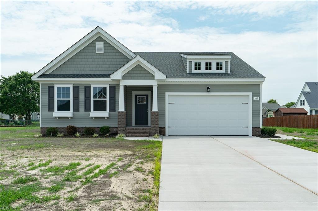 craftsman-style house featuring a garage