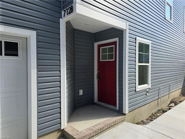 view of entrance to property