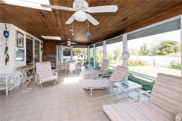 6904 Ocean Front Ave, Virginia Beach, VA 23451 - view of patio featuring a ceiling fan and outdoor dining area