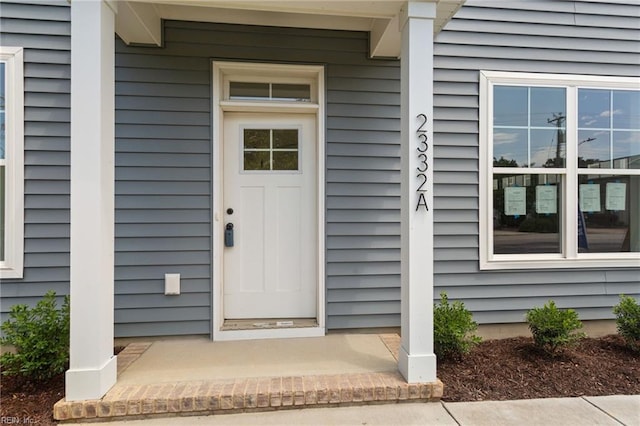 view of entrance to property