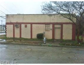 view of outbuilding featuring a garage