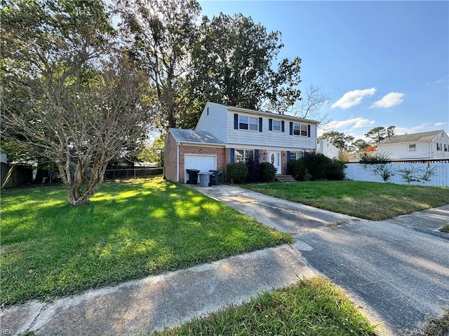 view of front of house featuring a front yard