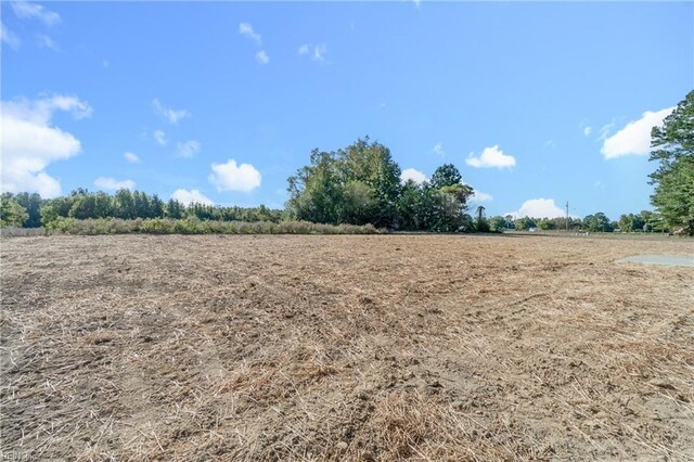 view of landscape featuring a rural view