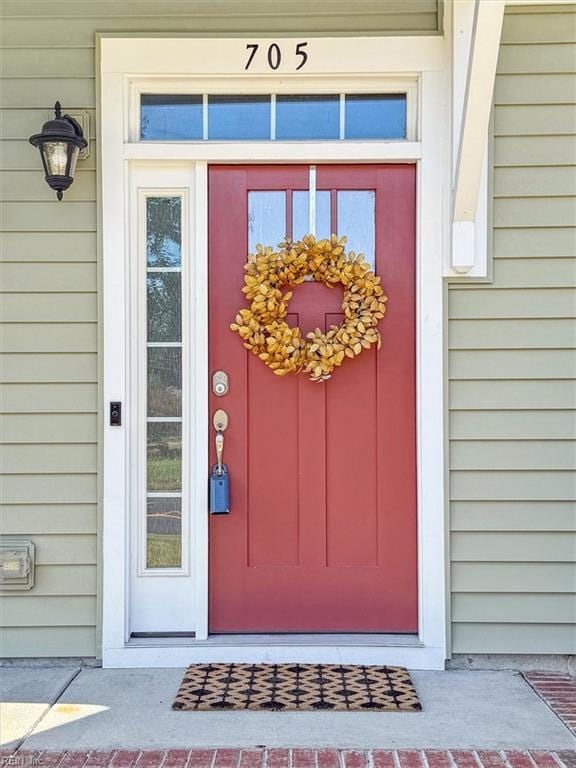 view of property entrance